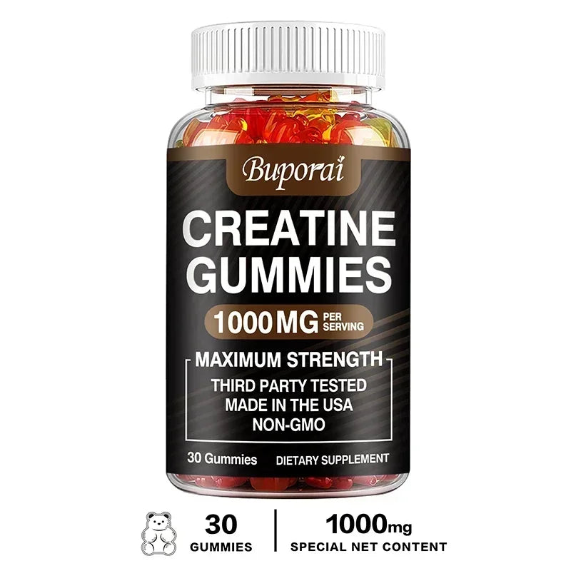 Creatine Monohydrate Gummies - Boost Energy, Build Muscle Mass, and Improve Athletic Performance