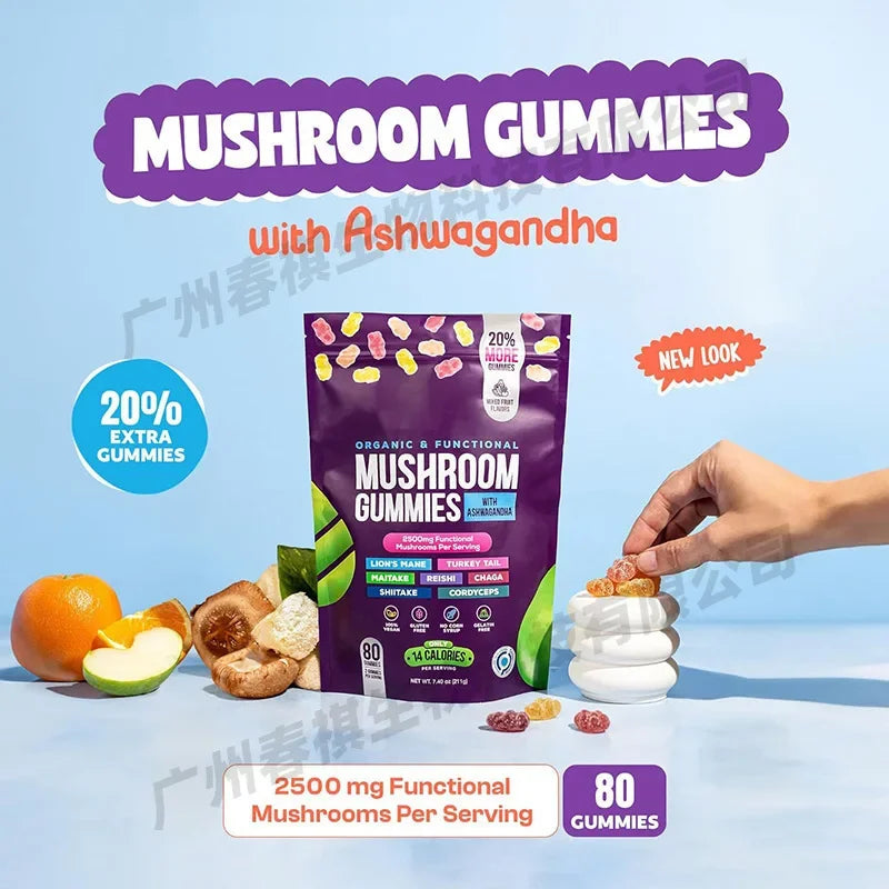Mushroom Gummies for Immune Boost