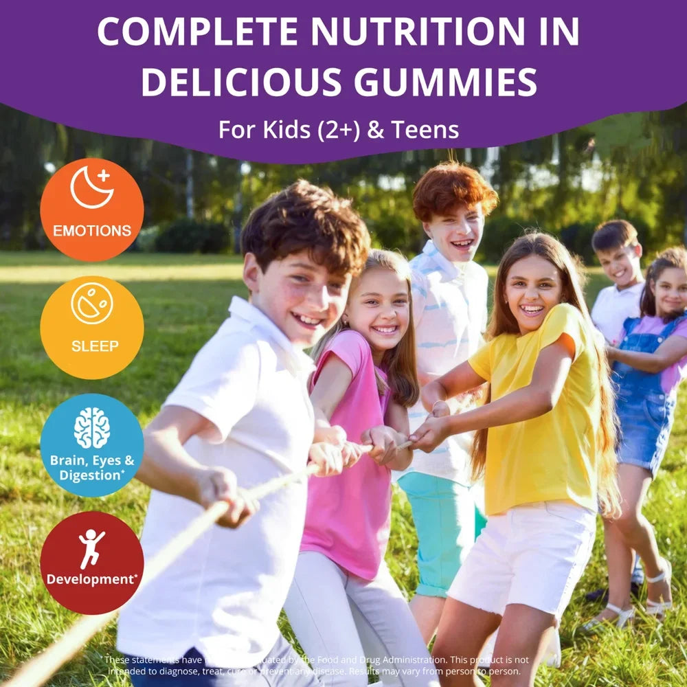 Magnesium Citrate Gummies - Promote Muscle Growth, Healthy Sleep, Support Heart, Bone, Muscle and Nervous System Health