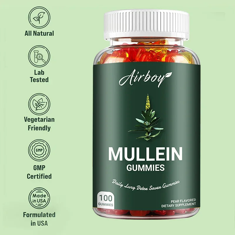 Mullein Gummies for Lung Health