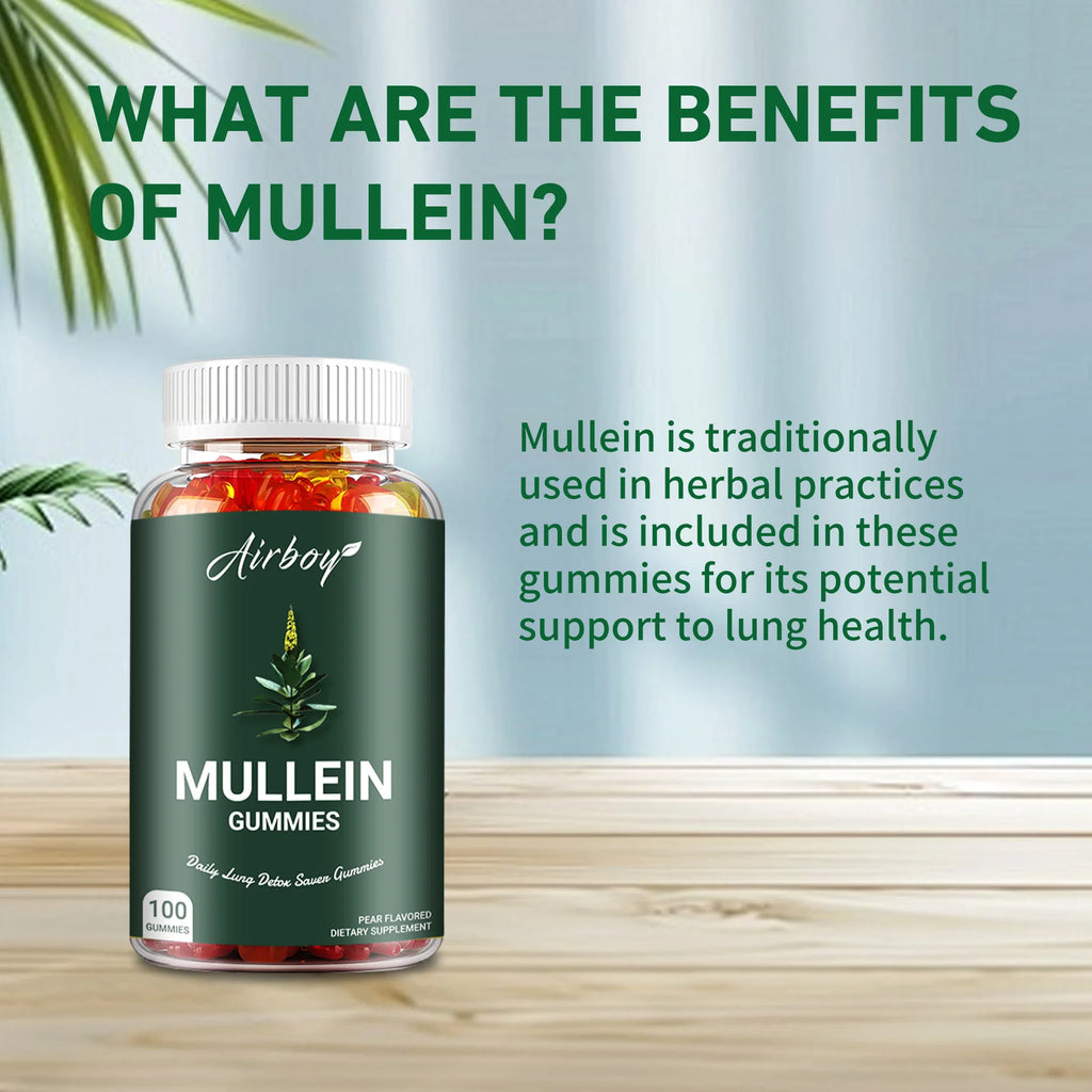Mullein Gummies for Lung Health