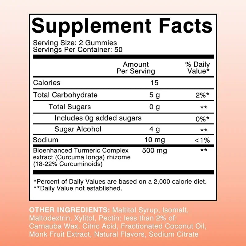 Turmeric Gummies for Joint Health