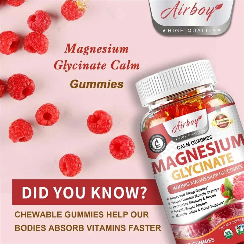 Magnesium Glycinate Gummies for Sleep and Brain Health