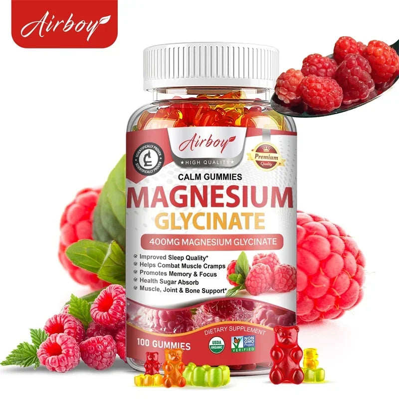 Magnesium Glycinate Gummies for Sleep and Brain Health