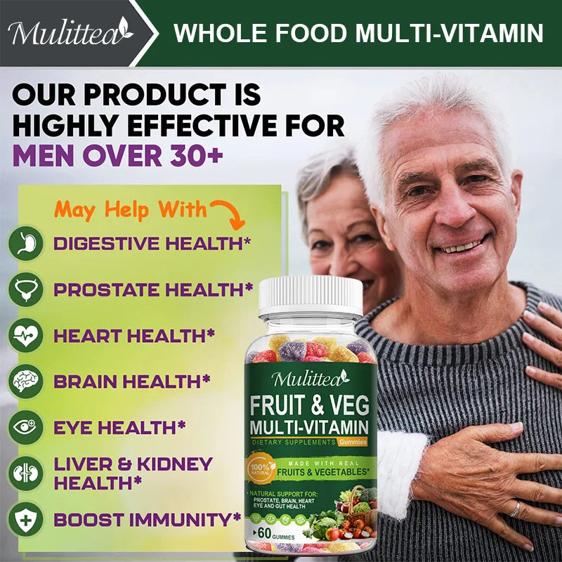 Natural gut health gummies with vitamins