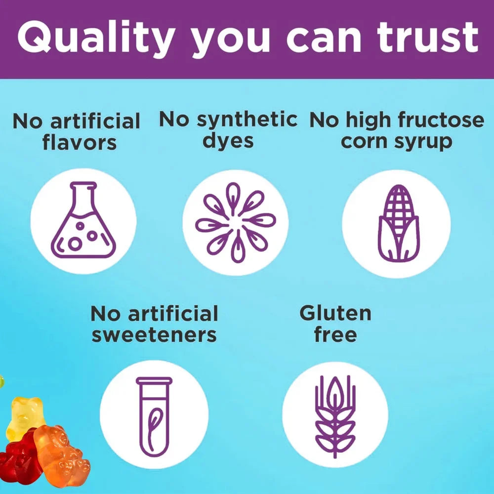 Magnesium Citrate Gummies - Promote Muscle Growth, Healthy Sleep, Support Heart, Bone, Muscle and Nervous System Health