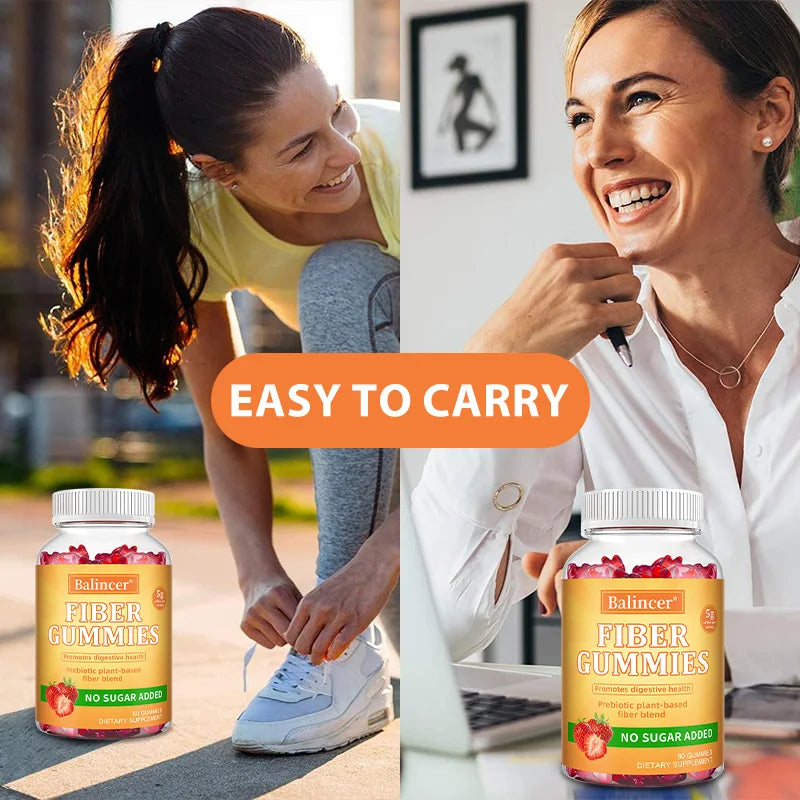 Prebiotic Fiber Gummies for Digestive Health