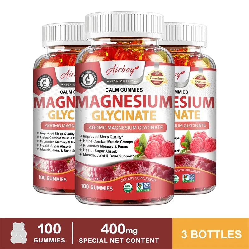 Magnesium Glycinate Gummies for Sleep and Brain Health
