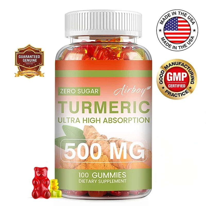 Turmeric gummies for joint health and inflammation