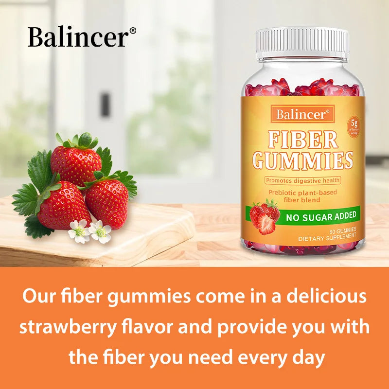 Prebiotic Fiber Gummies for Digestive Health