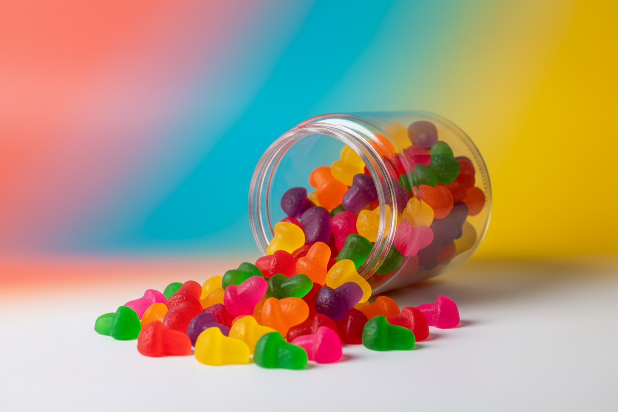 Mushroom Gummies in Jar